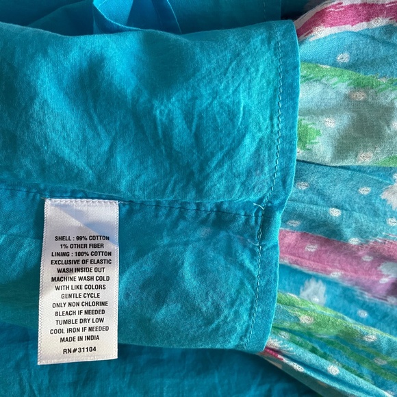 NWT Crown & Ivy Tiered Maxi Dress Ikat print - Picture 10 of 11